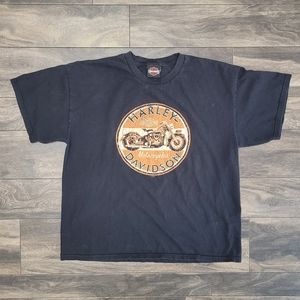 XL Black Mens Harley-Davidson T Shirt Keystone, SD